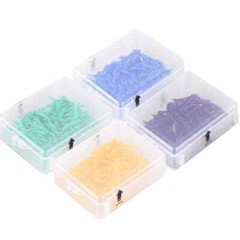 1000pcs Dental Plastic Wedges Wave Shape Diastema Wedge with End Circular Hole