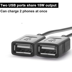 DC 12V to 5V 3A 15W Step down USB Converter Regulator Adapter For Car Charger US