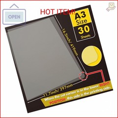 A-SUB DTF Transfer Film A3(11.7×16.5 Inch) – 30 Sheets Double Sided Matte DTF Tr
