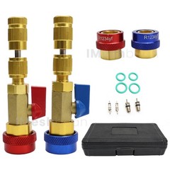 R134A R1234YF Valve Core Remover Installer Tool Kit Replace Schrader Valve Tool
