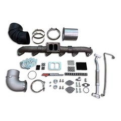 CAT C11/C13 229-3567 Single Turbo T6 Manifold Complete Install Kit
