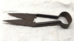Vintage Western Shear Co. Antique Wool Sheep Goat Metal Shears Scissors 12″ Long