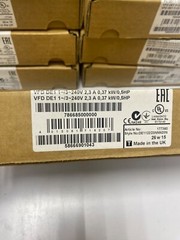 Eaton PowerXL VFD DE1- 122D3NN-N20N 240V 2.3A 0.37kw / 0.5HP NEW