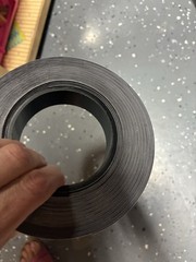 Commercial Grade Magnetic Dry Erase Whiteboard Strip Roll 1” Wide Partial Roll