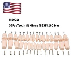 Kilgore Nissin 200 Type Dental Mounting Pole Typodont Model 32pc Removable Teeth