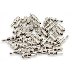 10Pcs NIBP Blood Pressure Cuff Female Connectors Single Tube Air Hose Connectors