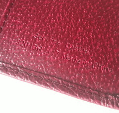 Franklin Covey ~ Ruby Genuine Leather Small Folio Organizer Cover ~ 6″ x 5″ ~New