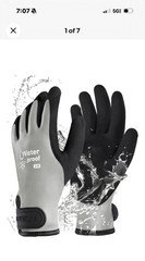 100% Waterproof Gloves Men and Women, Winter Work Gloves Cold Weather Large, NIB