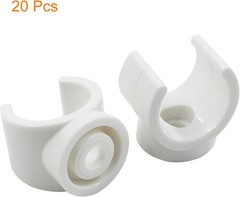 Litoexpe 3/4 Inch PEX Pipe Clamps, 20mm PVC Holder, Plastic 3/4, 20pcs