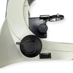 Omax N-120A Biological Microscope Base Stand with Objective Turret Nosepiece