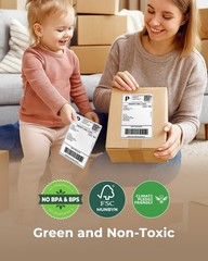 4×6 Thermal Printer Labels – 220 Sheets, BPA/BPS Free & Strong Adhesive