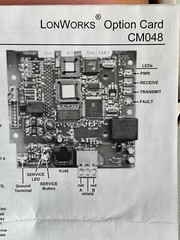 Yaskawa LonWorks Option Card Kit CM048 E7P7F7G7 UTC000057 Rev. 0 VST800170 New