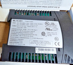 Puls ML15.051 MiniLine DC Power Supply, 100-240V AC – 5VDC, 15W, 3A (New in Box)