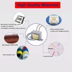 Jingzan 2 Pack Input AC 110V 50/60HZ Output 12V 10VA Power Transformer…