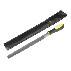 10 Inch Double Cut High Carbon Hardened Steel Half Round File Handle