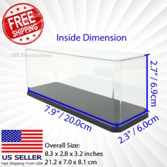 Display Case Box Small Large Step Stackable Dustproof Model Car Lego Hot Wheels
