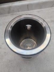 2-9/16″ Round to 2″ Round Auger Bit Post Hole Digger Adapter Conversion 7/8″ Pin