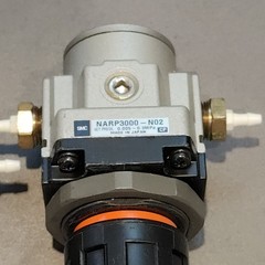 2pc SMC NARP3000-N02 Precision Regulator, 0.005-0.3 MPa Set Pressure, 1/4″ NPT