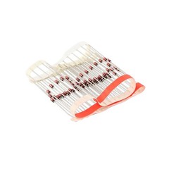100Pcs 1N4733A Zener Diodes – 1W 5.1V DO-204AL Efficiency Diode for Power Rec…