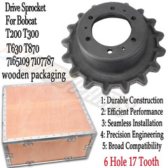 2PCs Drive Sprocket 17 Tooth For Bobcat T200 T250 T870 T300 T630 T650 T770 T750
