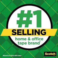 Scotch Magic Tape Refill 3/4″ x 1000″ Clear, 2 Pack