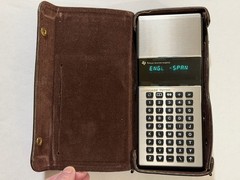 Texas Instruments Language Translator Vintage Spanish Tutor Module w/Case TI (7)