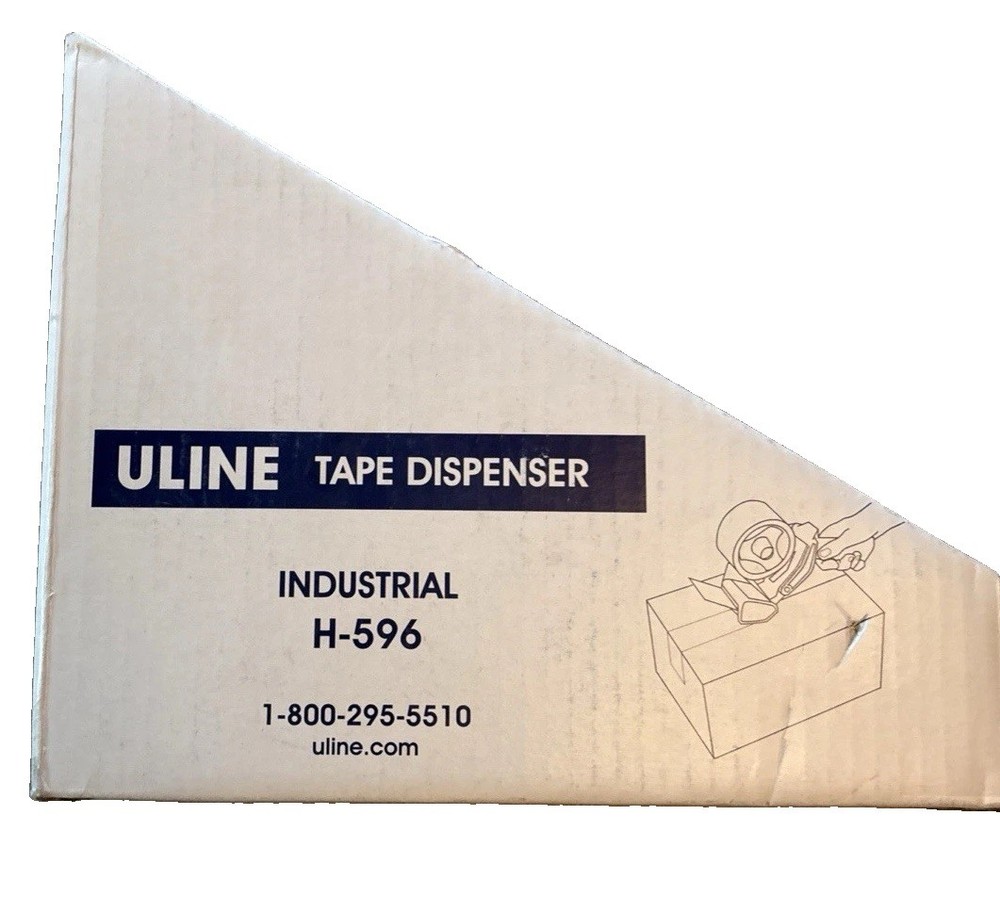 Uline H-596 Industrial 3″ Tape Dispenser Handheld Side Loader NEW