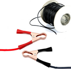 10 Pcs Heavy Duty Metal Insulated Alligator Clips 50A for Battery Testing