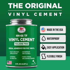 HH-66 Toluene Free Vinyl Cement 8 oz – Vinyl Adhesive, Cement Glue, Industrial C