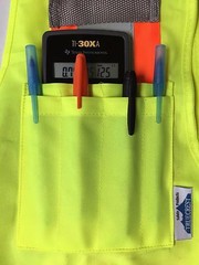 XXXL ANSI CLASS 2 Bordered Reflective Tape/ High Visibility Safety Vest