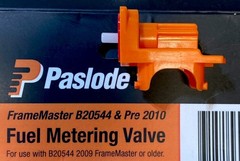 Paslode fuel metering valve for pre 2010 Paslode framing nailers