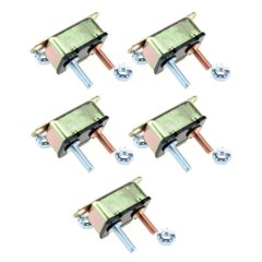 5pack 12V 30A~50A Auto Automatic Fuse Reset Circuit Breaker Copper Stud Bolt