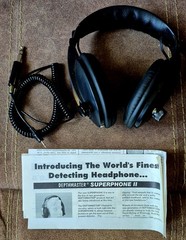 Depthmaster Superphone 2 Vintage Metal Detecting Headphones Complete In Box New
