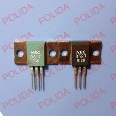 1pair Transistor NEC MT-100 2SB617/2SD587 B617/D587