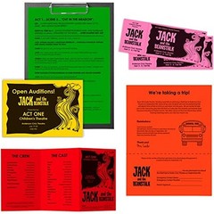Bright Color Paper, Wausau Astrobrights, Letter Paper Size, 24 Lb, Assorted