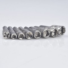 12X Hex 4mm Screwdriver Socket Bits 2.5mm 3mm 3.5mm 4mm 4.5mm 5mm for system 4