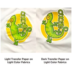 40 Sheets A-SUB Inkjet Iron-On Heat Transfer Paper DARK + LIGHT Fabric T-shirts