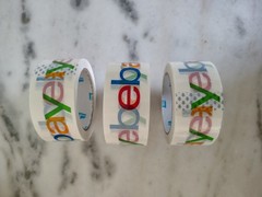 3 Rolls 2″ x 75 yds Official eBay Branded Packing Tape