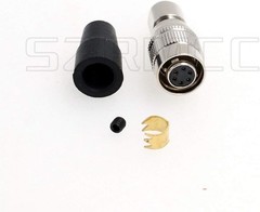 Durable 6 Pin Male-Female Connector with Magnetic Lock – Ideal for Medical Use