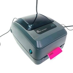 Zebra ref GK420t, THERMAL PRINTER W/ KDUPLUS 120182G-001 KEYBOARD & POWER SUPPLY