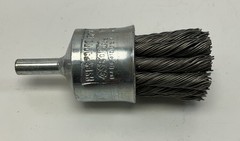 OSBORN Steel Bristle Knotted End Brush 1″ RUFTUF .020 Wire 1/4″ Stem – (RE201)