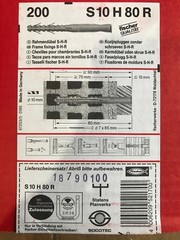 Fischer S10h80r Plastic Anchors