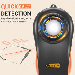 LX1330B Digital Illuminance Light Meter, 0-200,000 Measurement Range L