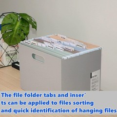 Folder Labels,50+50 Sets of Hanging Folder Label Tabs and Inserts for Hanging…