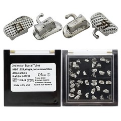 Dental Orthodontic Buccal Tube Molar Tubes tubos de ortodoncia Roth MBT 022 6 7#