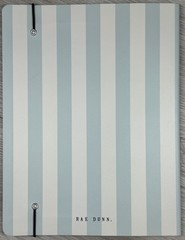 RAE DUNN 2026 2027 Monthly Calendar Planner STRIPED Blue 2027 Size 9.75 X 7.5″