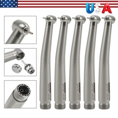 1-10pcs Dental High Speed Handpiece Push Button 2Holes One Water Spray