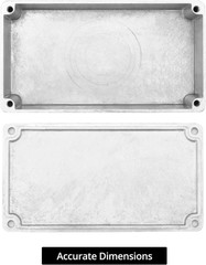 Aluminium Stomp Box Enclosures, 3 Pcs, DIY Guitar Pedal Cases, Unfinished