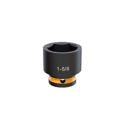 Klutch 3/4in.-Drive 6-Point Chrome Molybdenum Jumbo Impact Socket, 1-5/8in. SAE