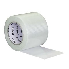 1 pack 4″ inch x 60 yard (100mm x 55m) 5 Mils Thick STIKK Filament Tape